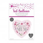 Mothers Day Heart Foil Balloon