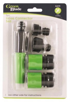 Blackspur 5 Piece Hose Connector Set