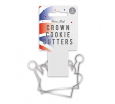 Union Jack Crown Cookie Cutters 2 Pack