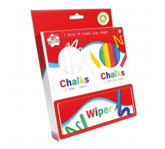 Kids Create Activity Pack Of Chalks And Wiper