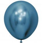 Reflex Blue 940 Latex Balloons 18"/45cm- 15 Pack