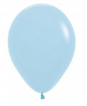 Sempertex 12" Pastel Matte Blue Latex Balloons 12 Pack