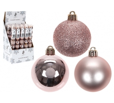 8 PACK OF 5CM BAUBLES