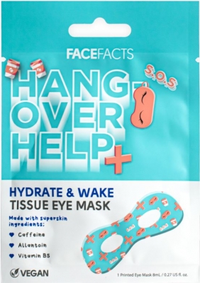 Face Facts Hangover Help Hydrate & Wake Tissue Eye Mask