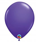 11" Round Qualatex Purple Violet Latex Balloons 100 Pack