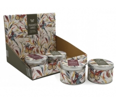 Butterfly Scented Tin Candle