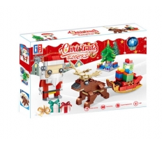 Large Xmas Building Brick Sets 33x25x5cm