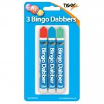 Tiger Pack Of 3 Bingo Dabbers-Blister Packed