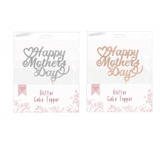 Mothers Day Glitter Cake Topper 21.5cm