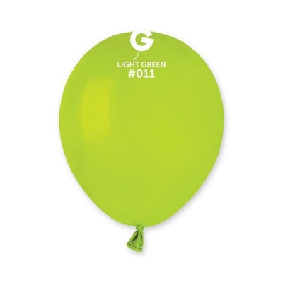 Gemar 5" Pack 50 Latex Balloons Light Green #011