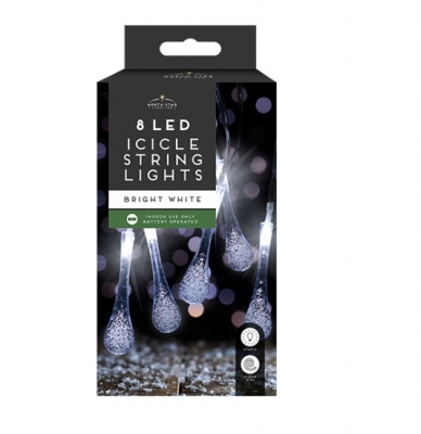 Icicle String Lights - 8 LEDs