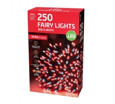 LED FAIRY LIGHTS 250 RED-WHITE