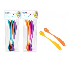 First Steps Long Handle Weaning Spoons 4 Pack