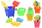 Square 7Pc Castle Bucket Set ( Assorted Colours )