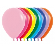 Sempertex 12" Fashion Assorted Latex Balloons 50 Pack