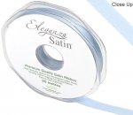 Eleganza Double Faced Satin 10mm X 20M Light Blue No25