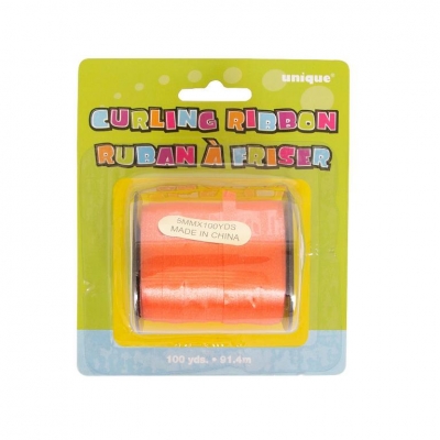 Orange Curling Ribbon 100 Yards