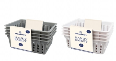 Plastic Handy Basket 4pk - 1L