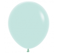 Pastel Matte Solid Green 18" Latex Balloons