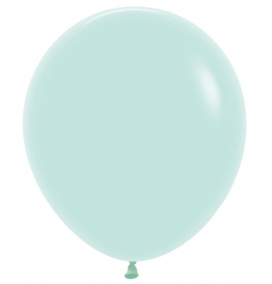 Pastel Matte Solid Green 18" Latex Balloons