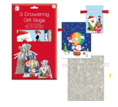 Christmas Drawstring Gift Sack ( 3 Sizes )