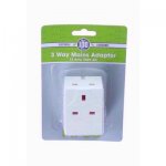 3 Way Mains Adaptor