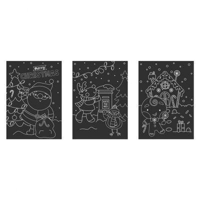 Christmas Scratch Art Set