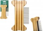 Crufts Bone Shaped Bambooflea Comb On Tie On Card