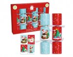 Christmas Crackers 6" x 6 Santa & Friends