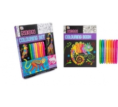 Neon Colouring Set