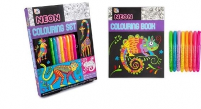 Neon Colouring Set