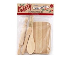 Gingerbread Wooden Baking Set