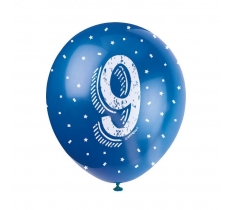 5 12" NUMBER 9 BALLOON