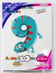 Number Animaloons 9 Gecko 40" Balloon