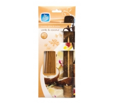 Incense Sticks & Holder - Vanilla & Coconut 40 Pack