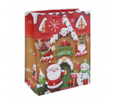 Christmas Santa's Grotto Large Gift Bag