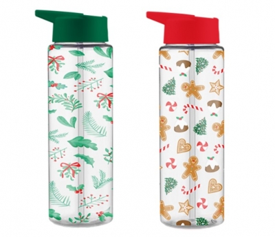 Christmas Festive Water Bottle 750ml