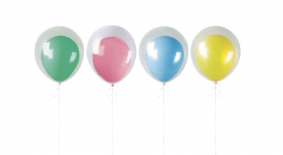 12Pc Layered Latex Balloon Kit