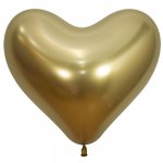 Reflex 14" Heart Gold 50 Pack