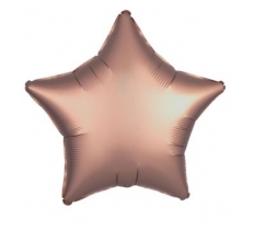 Amscan Rose Gold Star Standard Pack aged Foil Balloons