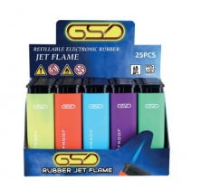 Gsd Windproof Jet-Flame Lighters 25 Pack