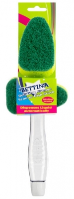 BETTINA Refillable Dishbrush Scourer + 1 Head