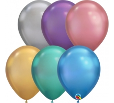 Qualatex 11" Chrome Balloon 100 Pack