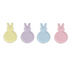 Easter Ceramic Bunny Plate ( Asssorted Colour )