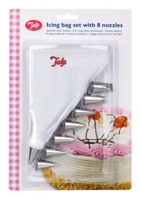 Tala Icing Bag Set With 8 Nozzles