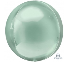 Mint Green Orbz Xl Packaged 15" Foil Balloons