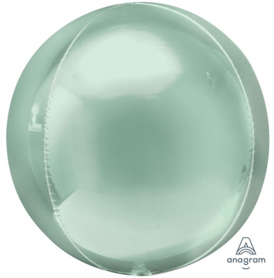 Mint Green Orbz Xl Packaged 15" Foil Balloons