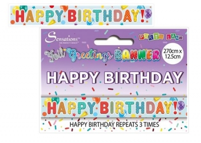 Banners - Happy Birthday Open