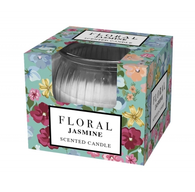 Floral Candle 3oz Jasmine