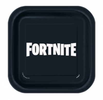 Fortnite Square 7" Dessert Plates 8Ct